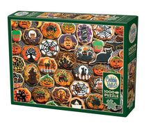 Load image into Gallery viewer, Cobble Hill 1,000 Piece Jigsaw Puzzle - Halloween Cookies (Poster Included)
