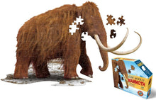 Load image into Gallery viewer, Madd Capp I AM WOOLLY MAMMOTH Animal-Shaped Jigsaw Puzzle, 100 Pieces