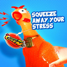 Load image into Gallery viewer, Squeeze Me Chicken Glow In The Dark - Medium 12.5"