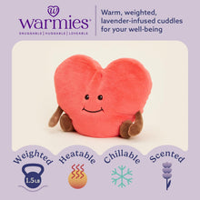 Load image into Gallery viewer, Warmies Microwavable &amp; Weighted Plush - Heart, Large