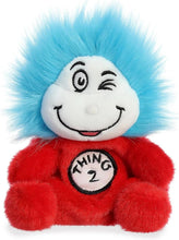 Load image into Gallery viewer, Aurora Dr. Seuss Palm Pals: Cat in The Hat, Thing 1, and Thing 2-5" Plush