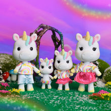 Load image into Gallery viewer, Honey Bee Acres Rainbow Ridge Daydreamers Unicorn Family