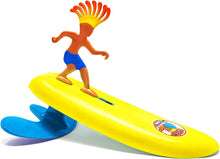 Load image into Gallery viewer, Surfer Dudes Classics Wave Powered Mini-Surfer and Surfboard Toy - Sumatra Sam