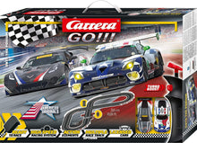 Load image into Gallery viewer, Onto The Podium Electric Powered Slot Car Racing Kids Toy Race Track Set