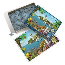 Load image into Gallery viewer, Cobble Hill 500 Piece Jigsaw Puzzle - By the Bay (Poster Included)