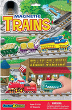 Load image into Gallery viewer, Create-A-Scene — Train Magnetic Playset — Portable Mess-Free Magnet Activities — Creative Fun