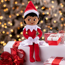 Load image into Gallery viewer, The Elf on the Shelf - Plushee Pal Snuggler and Classic Clip-On Plush: Girl, Dark Tone