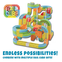 Load image into Gallery viewer, Rail Cube Magnetice Monorail Starter Block Set
