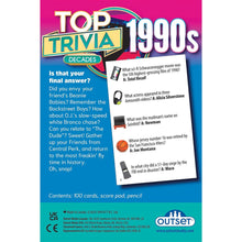 Load image into Gallery viewer, Outset - Top Trivia Decades: 1990's, 500 Questions