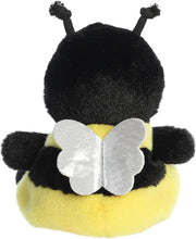 Load image into Gallery viewer, Aurora Palm Pals Plush - Bugs Bundle: Queeny Bee, Dart Dragonfly, Ivy Caterpillar, and Lil' Spots Ladybug with Exclusive Drawstring Bag