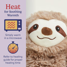 Load image into Gallery viewer, Warmies Microwavable &amp; Weighted Plush - Sloth, Small