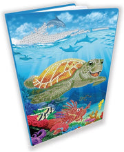 Load image into Gallery viewer, Crystal Art Diamond Painting Notebook - Underwater Turtle