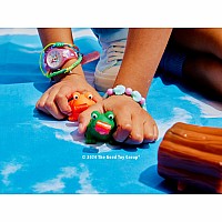 Load image into Gallery viewer, Zorbitz - Frog on a Log Fidget Toy, Includes 4 Squishy Bugs, - Colors vary - 1 Count - Ages 6+