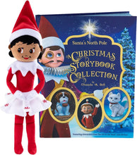 Load image into Gallery viewer, The Elf on the Shelf: Plushee Pals Girl Dark Snuggler and A Christmas Storybook Collection