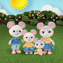 Load image into Gallery viewer, Honey Bee Acres Cheddars Mouse Family, 4 Mini Figures