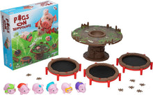 Load image into Gallery viewer, Pigs on Trampolines - Family Game - Skill &amp; Action - Bounce Pigs into Mud - 2 to 3 Players - for Ages 6+