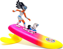 Load image into Gallery viewer, Surfer Dudes Classics Wave Powered Mini-Surfer and Surfboard Toy - Voss Victoria and Bulken