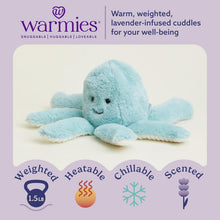 Load image into Gallery viewer, Warmies Microwavable &amp; Weighted Plush - Octopus, Small