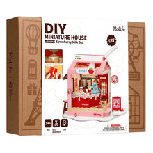 Load image into Gallery viewer, Rolife - DIY Miniature House Kit: Strawberry Milk House