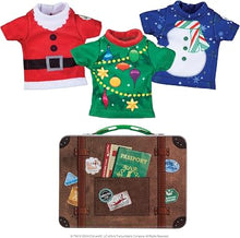 Load image into Gallery viewer, The Elf on the Shelf - Scout Elf Girl Dark Tone &amp; Christmas T-Shirt Party Pack