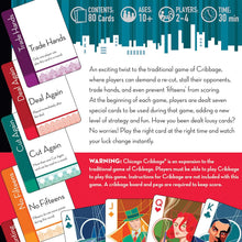 Load image into Gallery viewer, Outset Media - Chicago Cribbage Card Game: Cribbage with a Twist!