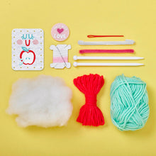 Load image into Gallery viewer, Bright Stripes - Snack Knit Kit: Juicy Cutie
