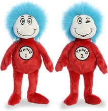 Load image into Gallery viewer, Aurora Plush Bundle of 3, 20" Cat in the Hat, and 12" Thing 1 &amp; 12" Thing 2