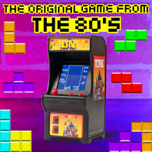 Load image into Gallery viewer, Tiny Arcade Tetris Mini Retro Game (3.5"): Playable Handheld Arcade Machine w/ Real Gameplay &amp; Sound - Classic 1980's Video Game (Ages 8+)