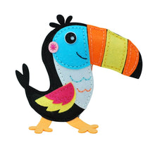 Load image into Gallery viewer, Apli Krapli - Felt Sewing Kit for Beginners: TOUCAN