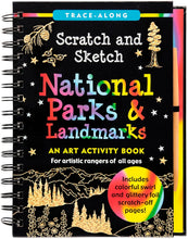 Load image into Gallery viewer, Scratch and Sketch - National Parks &amp; Landmark: An Art Activity Book