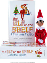 Load image into Gallery viewer, The Elf on the Shelf: A Christmas Tradition (Scout Elf Boy, Dark-Tone) &amp; An Elf's Story DVD