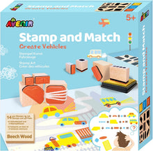 Load image into Gallery viewer, Avenir Stamp and Match: Create Vehicles