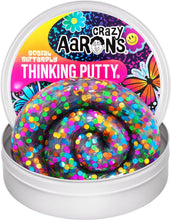 Load image into Gallery viewer, Crazy Aaron's Social Butterfly Thinking Putty - 4" Tin See-Through Putty, Soft Texture Thinking Putty - Non-Toxic