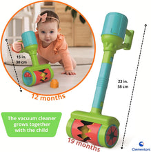 Load image into Gallery viewer, Clementoni - Soft Clemmy: Touch &amp; Play Sensory Vacuum for Toddlers