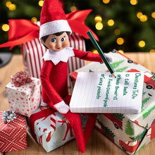 Load image into Gallery viewer, The Elf on The Shelf Bundle: Scout Elf Boy Light Tone, Boy &amp; Girl Frost Pips and 3 Elf T-Shirts