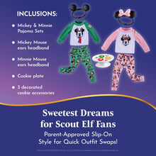 Load image into Gallery viewer, The Elf on the Shelf - Disney Mickey and Friends Cookies for Santa Pajama Set
