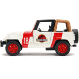 Load image into Gallery viewer, Jurassic Park Jeep Wrangler Die-Cast Car 1:32 Scale with Pullback Action