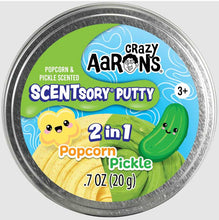 Load image into Gallery viewer, Crazy Aaron's SCENTsory Putty MashUp , Popcorn - Pickle