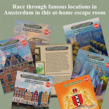 Load image into Gallery viewer, Exit: The Game Bundle - The Hunt Through Amsterdam, Prison Break, and The Magical Academy with Exclusive Drawstring Bag