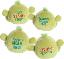 Load image into Gallery viewer, Aurora Dr. Seuss Grinch Stress Balls Plush - Set of 4