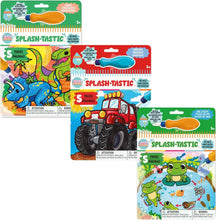 Load image into Gallery viewer, Bright Stripes - Splash-Tastic Set of 3: Dinos, Life Cycles &amp; Vehicles