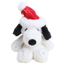 Load image into Gallery viewer, Warmies Microwavable &amp; Weighted Plush - Snoopy with Santa Hat