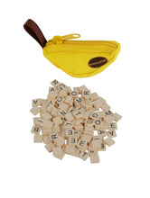 Load image into Gallery viewer, Worlds Smallest Bananagrams - Family Word Game - Includes: 1 Banana Pouch, 144 Tiles. Recommended for Ages 8 and up