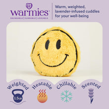 Load image into Gallery viewer, Warmies Microwavable &amp; Weighted Plush - Happy Duo: Smiley Faces, Large &amp; Small
