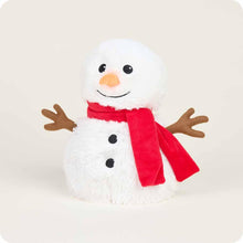 Load image into Gallery viewer, Warmies Microwavable &amp; Weighted Plush - Red Scarf Snowman