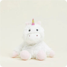 Load image into Gallery viewer, Warmies Microwavable &amp; Weighted Plush - White Unicorn, Small