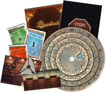 Load image into Gallery viewer, Exit: The Game Bundle - The Cursed Labyrinth, Kidnapped in Fortune City, and The Sinister Mansion with Exclusive Drawstring Bag
