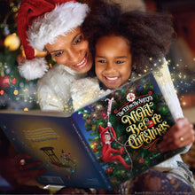 Load image into Gallery viewer, The Elf on the Shelf Advent Bundle: North Pole Sweet Spinners Advent Calendar, Elf on the Shelf's Night Before Christmas Hardcover Storybook, and 4 Mystery Elf Pet Mini Figurines