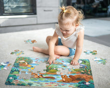 Load image into Gallery viewer, Cobble Hill 35-Piece Floor Puzzle: Beaver and Friends