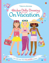 Load image into Gallery viewer, Usborne - Sticker Dolly Dressing Activity Book: ON VACATION